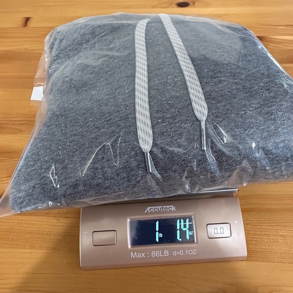 Vuori Sweatshirt Women L French Terry Pullover Hoodie Oversized Boxy Gray VW281 - Picture 11 of 11